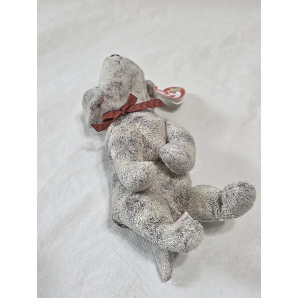 TY 2000 NWT Grey Dog 